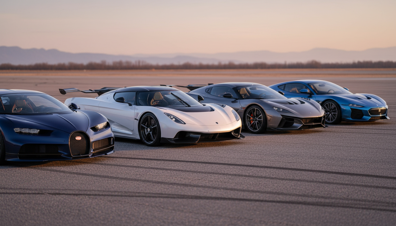 découvrez les voitures les plus rapides du monde et apprenez comment leurs records de vitesse sont officiellement mesurés selon des critères rigoureux et reconnus.