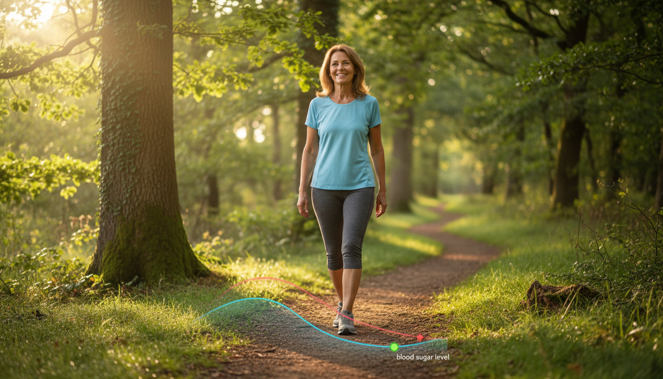découvrez comment une simple marche après le repas peut influencer positivement votre taux de glycémie et améliorer votre santé.
